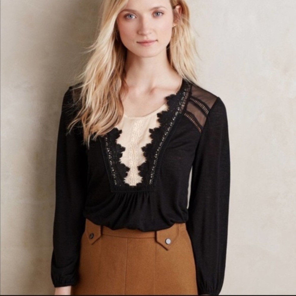 Anthropologie Meadow Rue Top XS